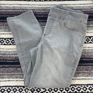 Chico's Size 0.5/6 Regular Light Grey Jeggings Stretch Skinny Jeans Jegging